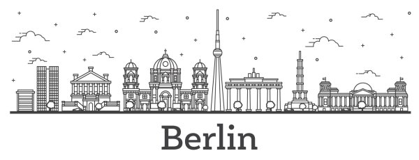 Векторное изображение город Berlin