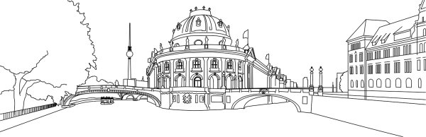 Достопримечательности Германии раскраска