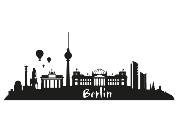 Берлин силуэт города
