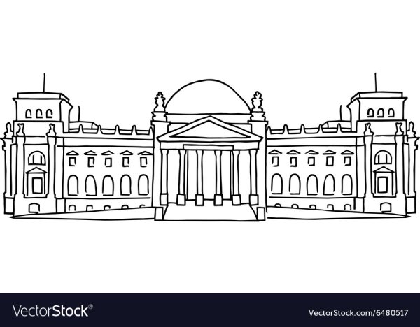 Рейхстаг здание 1945 рисунок