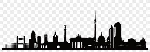 Бранденбургские ворота в Берлине рисунок