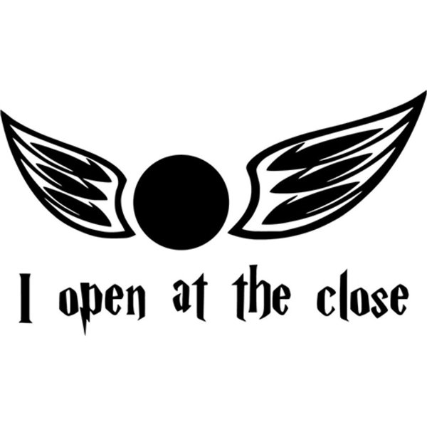 Снитч из Гарри Поттера стикер