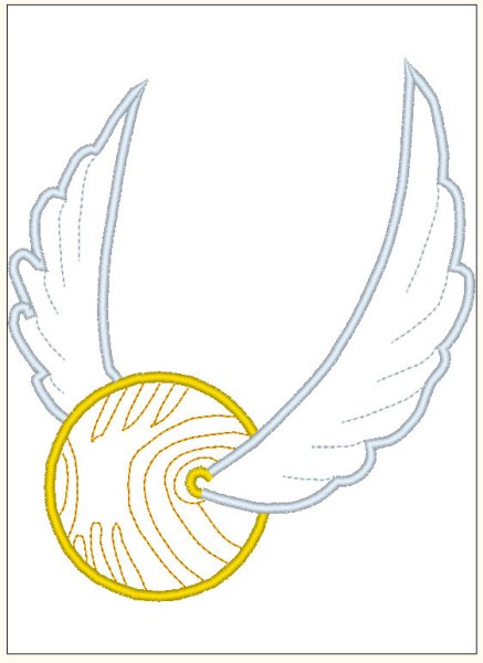 Раскраска Гарри Поттер снитч