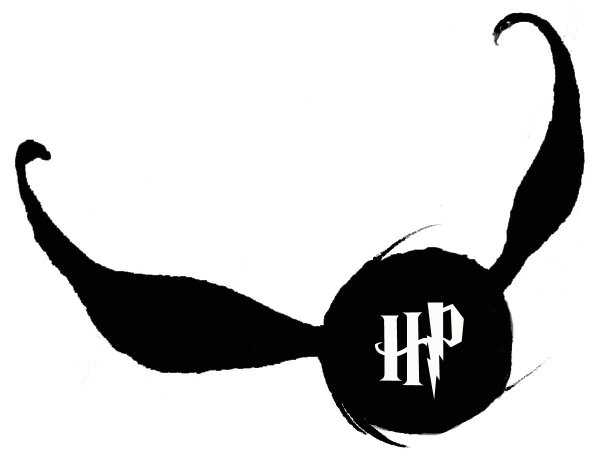 Наклейки Гарри Поттер снитч