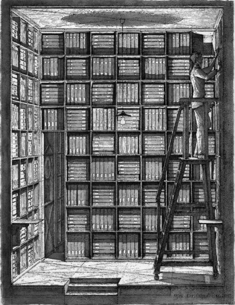 Библиотекарь раскраска