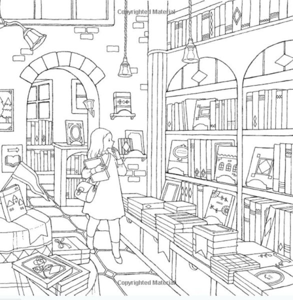 Школа раскраска для детей