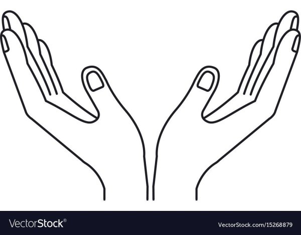 Ладонь раскраска