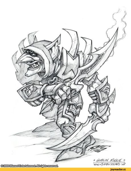 Гоблина варкрафт тату