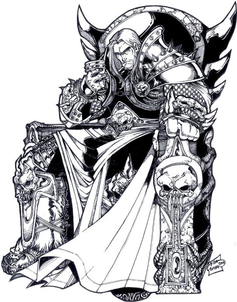 Артас варкрафт арт