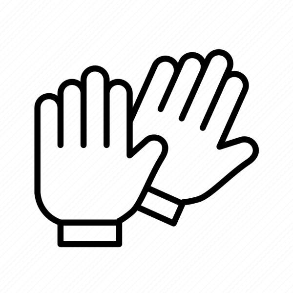 Перчатка раскраска