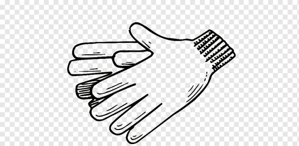 Женские перчатки эскиз