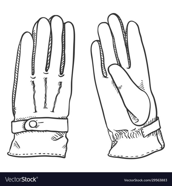 Резиновые перчатки вектор