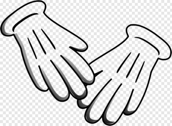 Перчатки раскраска