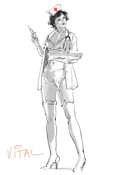 Рисование эротических комиксов