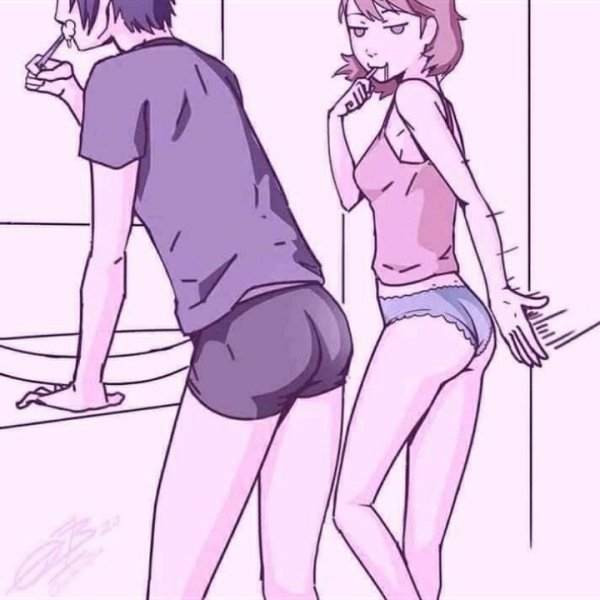 Пэнси Паркинсон и Драко Малфой арт