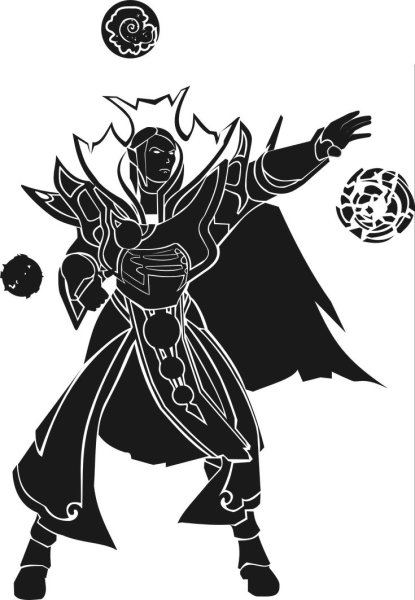 ИНВОКЕР дота 2 рисунок