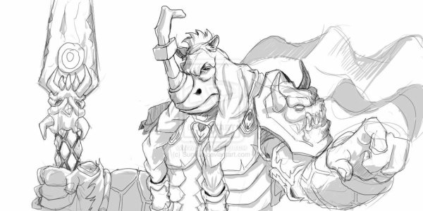 Чёрный белый Джаггернаут дота 2