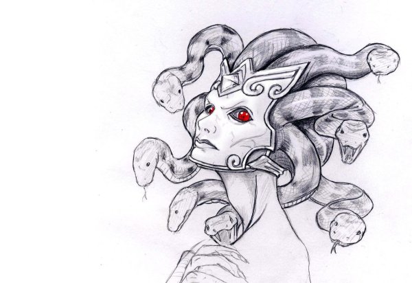 Медуза дота рисунок