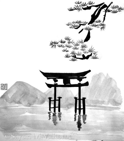 Японские Татуировки эскизы гейши