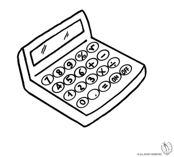 Касса раскраска для детей