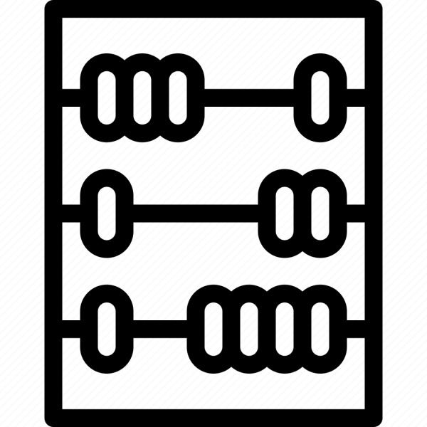 Значки бухгалтера счеты