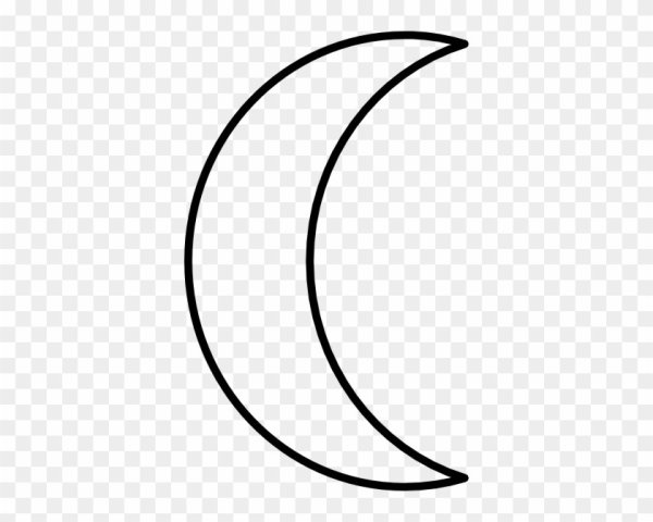 Полумесяц контур
