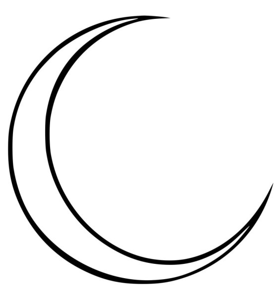Полумесяц эскиз