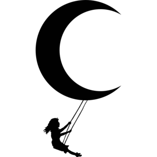Полумесяц силуэт
