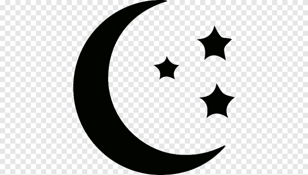 Месяц силуэт