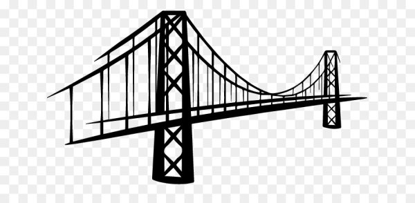 Мост силуэт