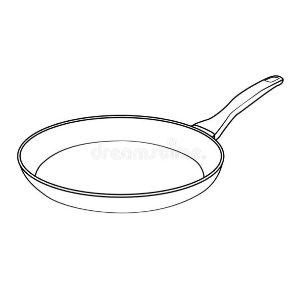 Сковорода раскраска