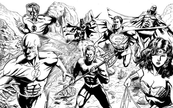 Раскраска комиксы Марвел