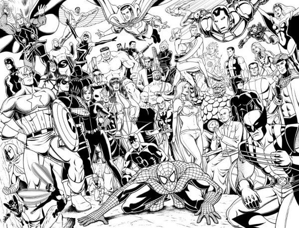 Комиксы черно белые