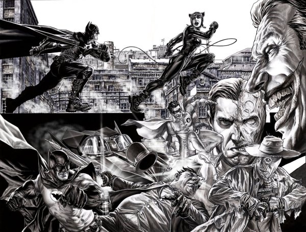 Комиксы черно белые