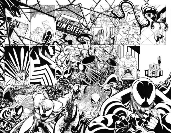 Поп арт черно белый