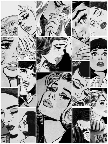 Комиксы черно белые