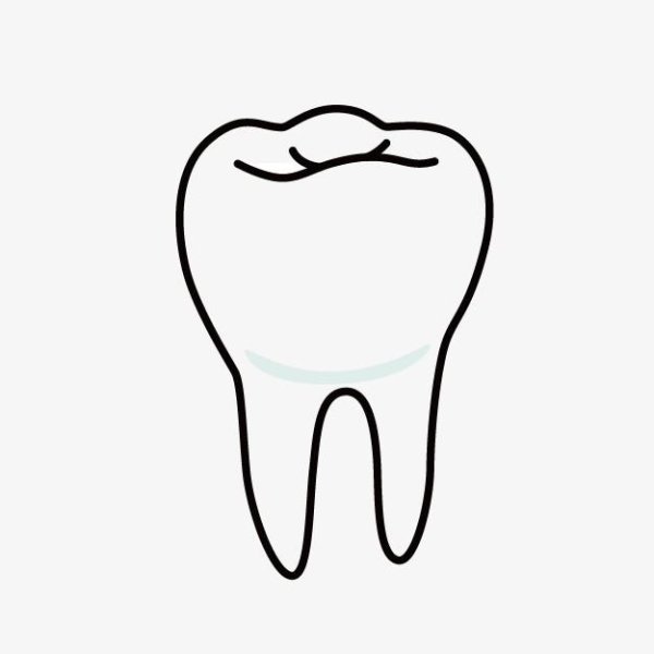 Раскраска зуб