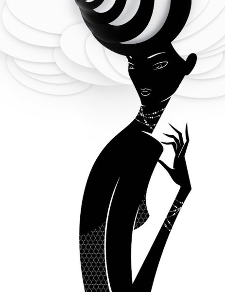 Постеры Графика черно белые