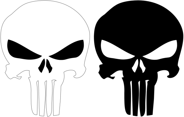 Punisher маска vector