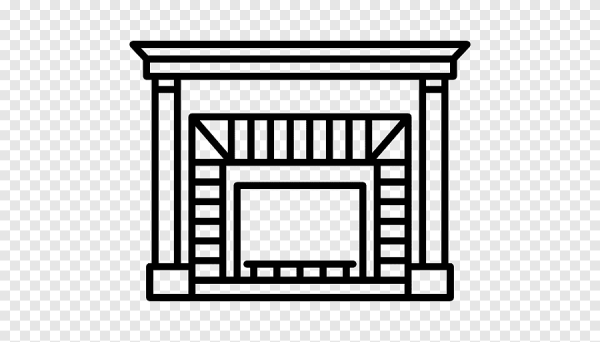 Камин значок