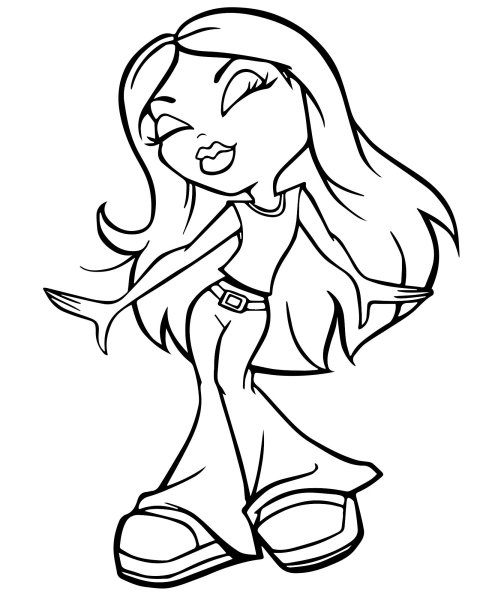 Раскраски братц Хлоя