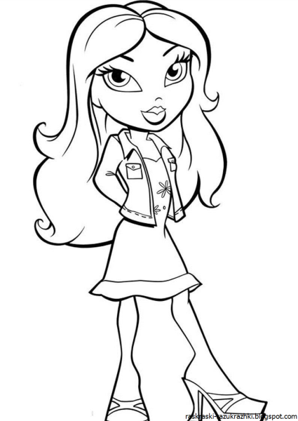 Раскраски братц Хлоя
