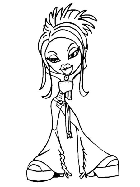 Раскраски братц Хлоя