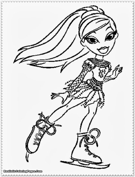 Раскраски братц Хлоя