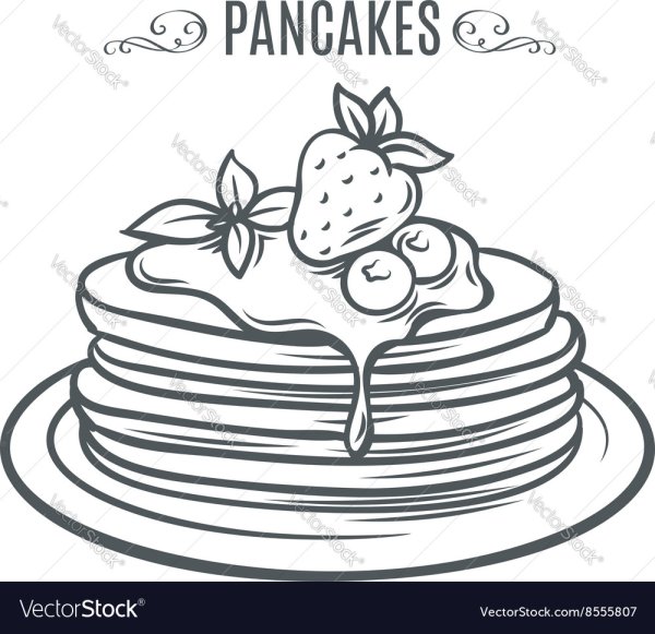 Раскраска Pancakes
