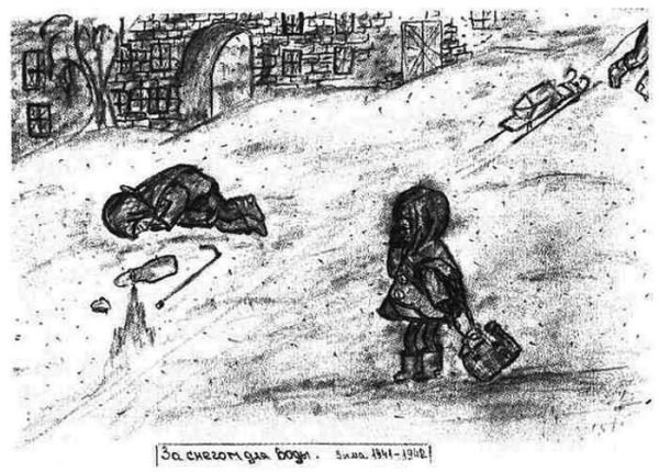 Блокада Ленинграда Графика