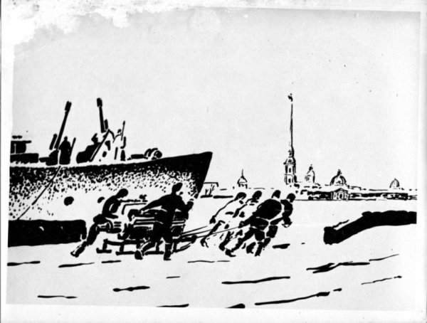 Оборона Ленинграда иллюстрации