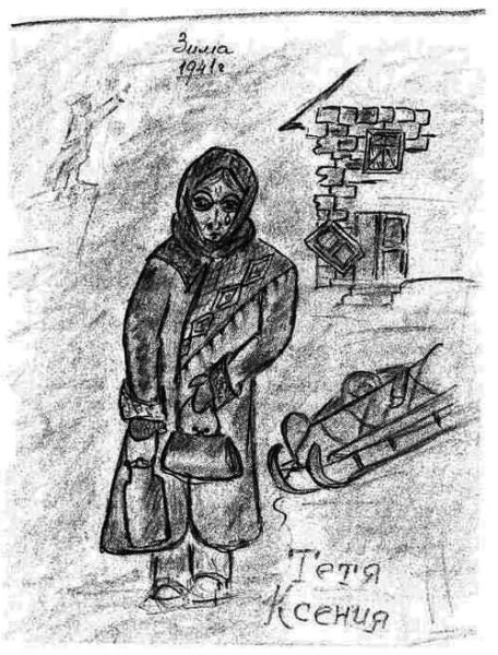 Наброски блокада Ленинграда