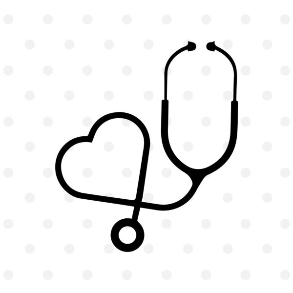 Фонендоскоп силуэт
