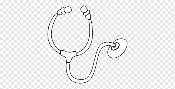 Фонендоскоп раскраска